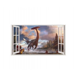 Sticker decorativ cu Dinozauri, 85 cm, 4384ST