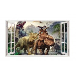 Sticker decorativ cu Dinozauri, 85 cm, 4387ST Sticker decorativ cu Dinozauri, 85 cm, 4387ST