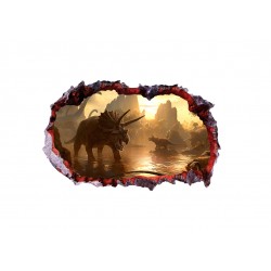 Sticker decorativ cu Dinozauri, 85 cm, 4390ST-1 Sticker decorativ cu Dinozauri, 85 cm, 4390ST-1
