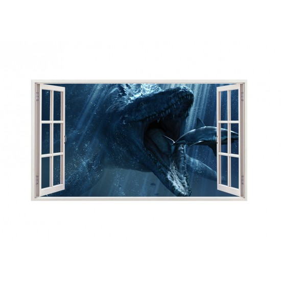 Sticker decorativ cu Dinozauri, 85 cm, 4393ST Sticker decorativ cu Dinozauri, 85 cm, 4393ST