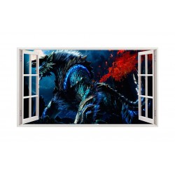 Sticker decorativ cu Dinozauri, 85 cm, 4394ST Sticker decorativ cu Dinozauri, 85 cm, 4394ST