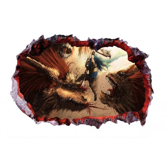 Sticker decorativ cu Dinozauri, 85 cm, 4395ST-1 Sticker decorativ cu Dinozauri, 85 cm, 4395ST-1