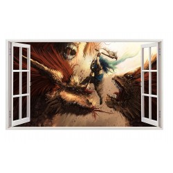 Sticker decorativ cu Dinozauri, 85 cm, 4395ST Sticker decorativ cu Dinozauri, 85 cm, 4395ST