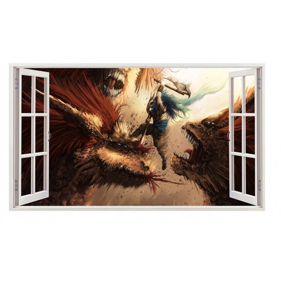 Sticker decorativ cu Dinozauri, 85 cm, 4395ST Sticker decorativ cu Dinozauri, 85 cm, 4395ST