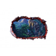 Sticker decorativ cu Dinozauri, 85 cm, 4403ST-1 Sticker decorativ cu Dinozauri, 85 cm, 4403ST-1
