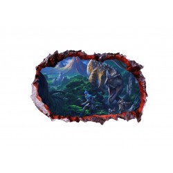 Sticker decorativ cu Dinozauri, 85 cm, 4403ST-1 Sticker decorativ cu Dinozauri, 85 cm, 4403ST-1