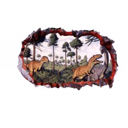 Sticker decorativ cu Dinozauri, 85 cm, 4408ST-1 Sticker decorativ cu Dinozauri, 85 cm, 4408ST-1