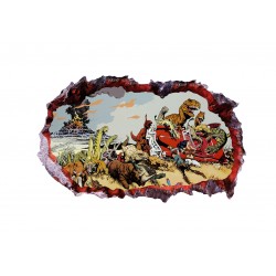 Sticker decorativ cu Dinozauri, 85 cm, 4411ST-1 Sticker decorativ cu Dinozauri, 85 cm, 4411ST-1