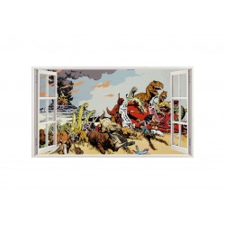 Sticker decorativ cu Dinozauri, 85 cm, 4411ST Sticker decorativ cu Dinozauri, 85 cm, 4411ST