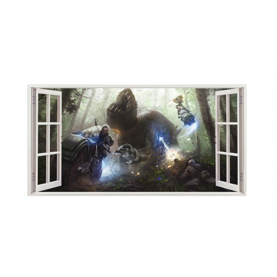 Sticker decorativ cu Dinozauri, 85 cm, 4415ST Sticker decorativ cu Dinozauri, 85 cm, 4415ST