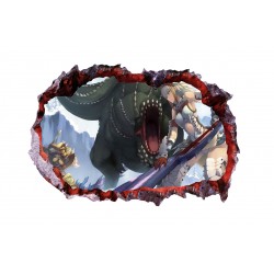 Sticker decorativ cu Dinozauri, 85 cm, 4420ST-1 Sticker decorativ cu Dinozauri, 85 cm, 4420ST-1