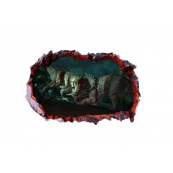 Sticker decorativ cu Dinozauri, 85 cm, 4426ST-1 Sticker decorativ cu Dinozauri, 85 cm, 4426ST-1