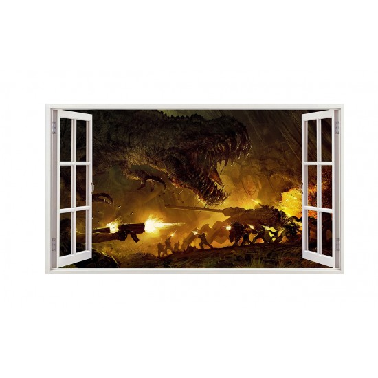 Sticker decorativ cu Dinozauri, 85 cm, 4427ST Sticker decorativ cu Dinozauri, 85 cm, 4427ST