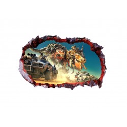 Sticker decorativ cu Dinozauri, 85 cm, 4428ST-1 Sticker decorativ cu Dinozauri, 85 cm, 4428ST-1