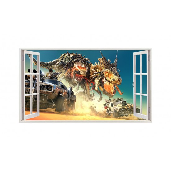 Sticker decorativ cu Dinozauri, 85 cm, 4428ST Sticker decorativ cu Dinozauri, 85 cm, 4428ST