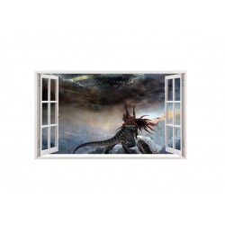 Sticker decorativ cu Dinozauri, 85 cm, 4432ST Sticker decorativ cu Dinozauri, 85 cm, 4432ST