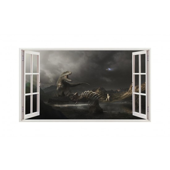 Sticker decorativ cu Dinozauri, 85 cm, 4433ST