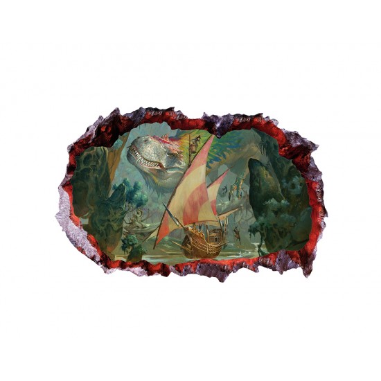 Sticker decorativ cu Dinozauri, 85 cm, 4434ST-1