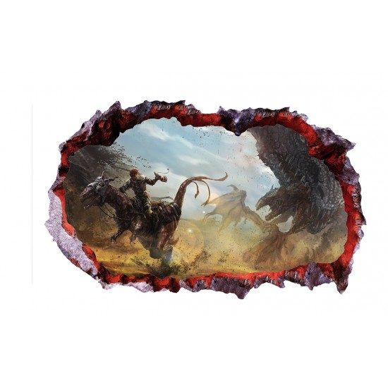 Sticker decorativ cu Dinozauri, 85 cm, 4436ST-1 Sticker decorativ cu Dinozauri, 85 cm, 4436ST-1