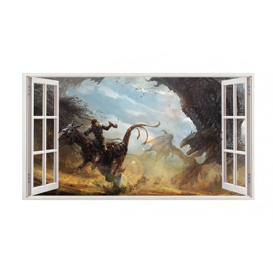 Sticker decorativ cu Dinozauri, 85 cm, 4436ST