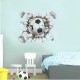 Sticker decorativ cu Fotbal, 60 cm, 1124STK