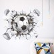 Sticker decorativ cu Fotbal, 60 cm, 1124STK