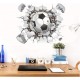 Sticker decorativ cu Fotbal, 60 cm, 1124STK