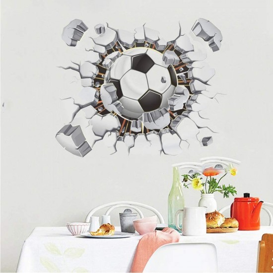 Sticker decorativ cu Fotbal, 60 cm, 1124STK