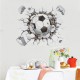 Sticker decorativ cu Fotbal, 60 cm, 1124STK
