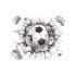 Sticker decorativ cu Fotbal, 60 cm, 1124STK
