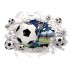 Sticker decorativ cu Fotbal, 70 cm, 1129STK