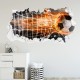 Sticker decorativ cu Fotbal, 85 cm, 1125STK
