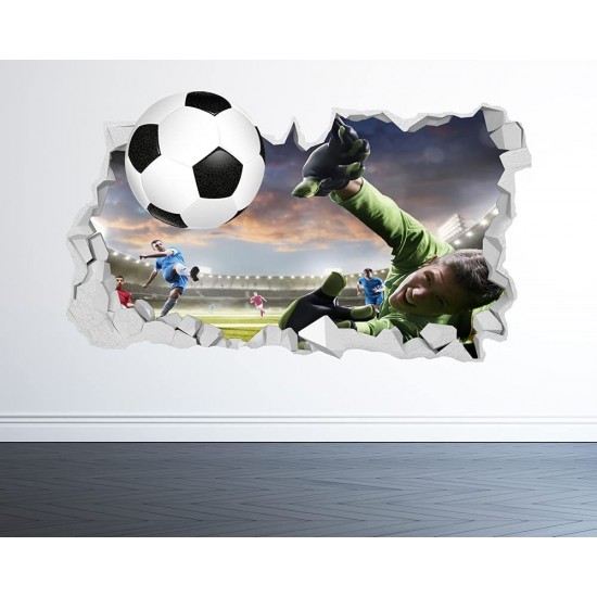 Sticker decorativ cu Fotbal, 85 cm, 1126STK