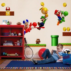 Sticker decorativ cu Mario, 100 cm, 1104STK