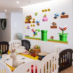 Sticker decorativ cu Mario, 110 cm, 1101STK Sticker decorativ cu Mario, 110 cm, 1101STK