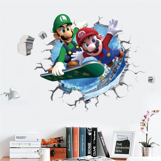 Sticker decorativ cu Mario, 50 cm, 1102STK Sticker decorativ cu Mario, 50 cm, 1102STK