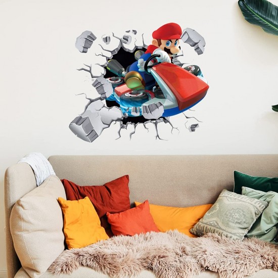Sticker decorativ cu Mario, 50 cm, 1109STK Sticker decorativ cu Mario, 50 cm, 1109STK