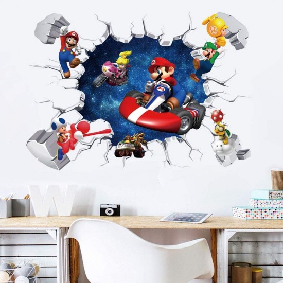 Sticker decorativ cu Mario, 60 cm, 1106STK Sticker decorativ cu Mario, 60 cm, 1106STK