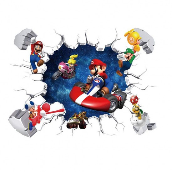 Sticker decorativ cu Mario, 60 cm, 1106STK Sticker decorativ cu Mario, 60 cm, 1106STK