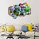 Sticker decorativ cu Mario, 70 cm, 1108STK Sticker decorativ cu Mario, 70 cm, 1108STK