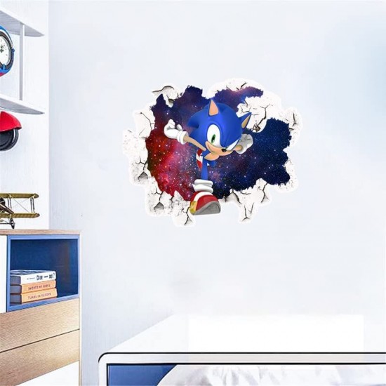 Sticker decorativ cu Sonic, 60 cm, 1115STK