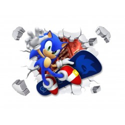 Sticker decorativ cu Sonic, 70 cm, 1118STK