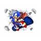 Sticker decorativ cu Sonic, 70 cm, 1118STK Sticker decorativ cu Sonic, 70 cm, 1118STK
