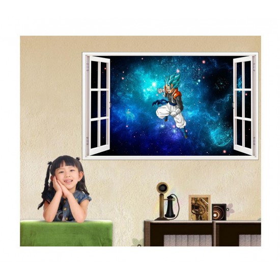 Sticker decorativ, fereastra 3D,  Dragon Ball, 85 cm, 1022STK