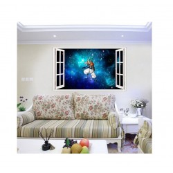 Sticker decorativ, fereastra 3D,  Dragon Ball, 85 cm, 1022STK