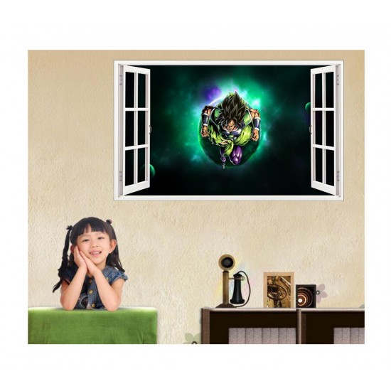Sticker decorativ, fereastra 3D,  Dragon Ball, 85 cm, 1023STK