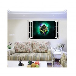 Sticker decorativ, fereastra 3D,  Dragon Ball, 85 cm, 1023STK