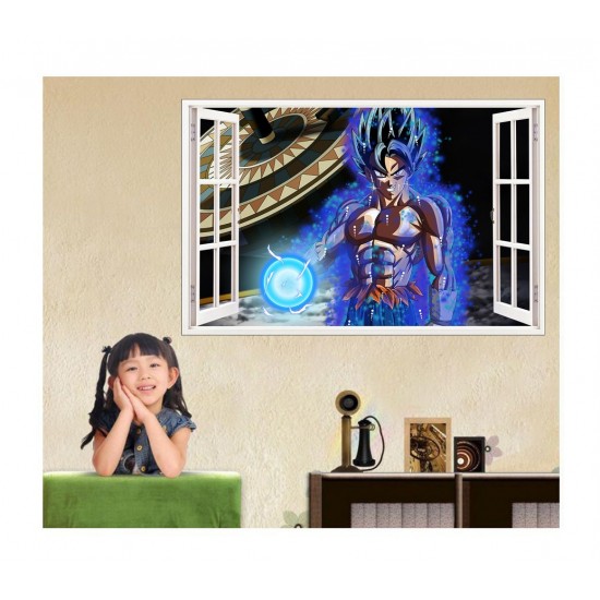 Sticker decorativ, fereastra 3D,  Dragon Ball, 85 cm, 1026STK