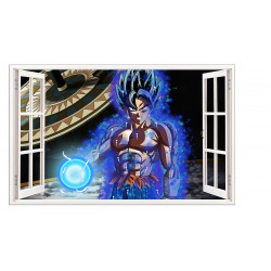 Sticker decorativ, fereastra 3D,  Dragon Ball, 85 cm, 1026STK