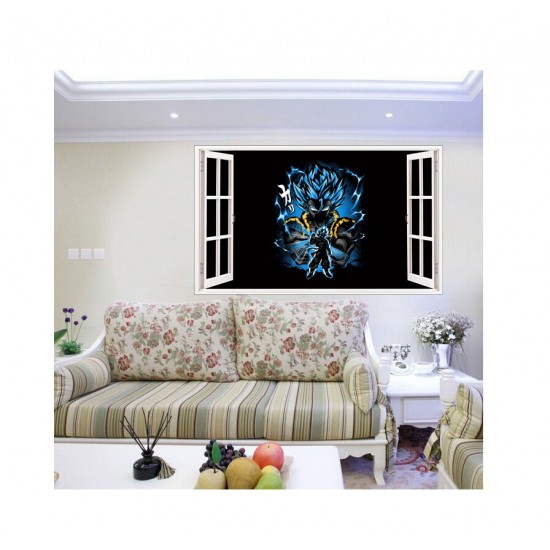 Sticker decorativ, fereastra 3D,  Dragon Ball, 85 cm, 1027STK